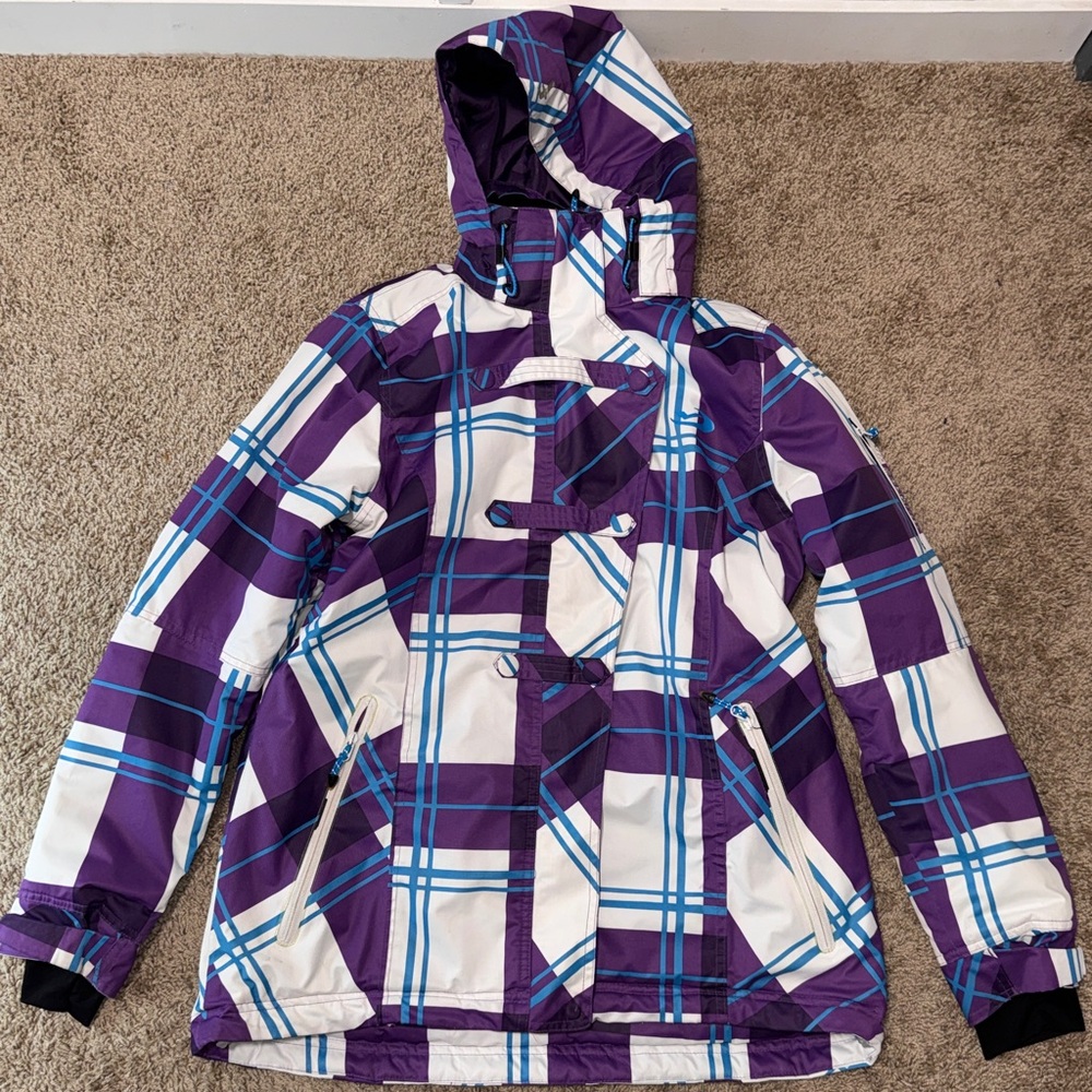 Multicolor Ski snowbord Jacket Five Seasons Sz US 12
